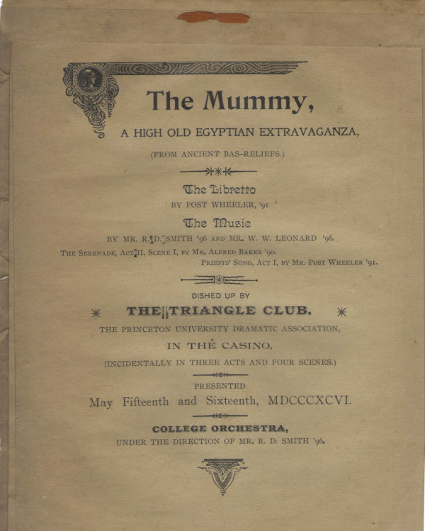 1895-1896:  The Mummy