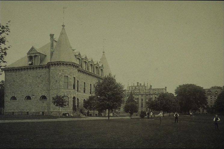View from west (photo circa 1881)