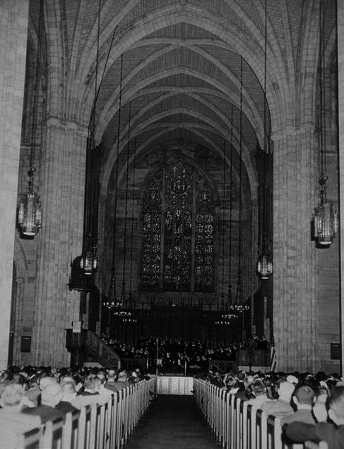 Interior, view into choir