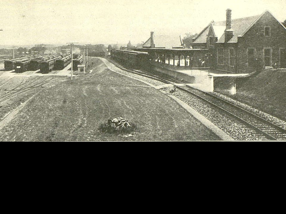 Trains reversed and ready to take fans home