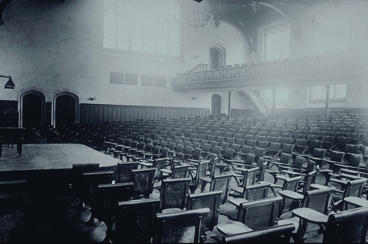 Interior, McCosh 50 (photo early 20th century)