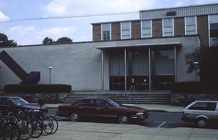 Main entrance, view from west