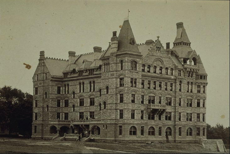 View from northwest (photo circa 1880)