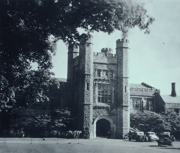 View from north (photo 1920's?)