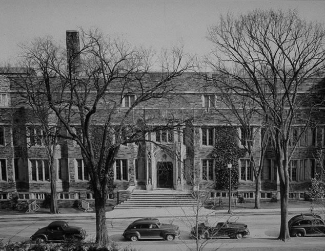 Main facade (photo circa 1950)