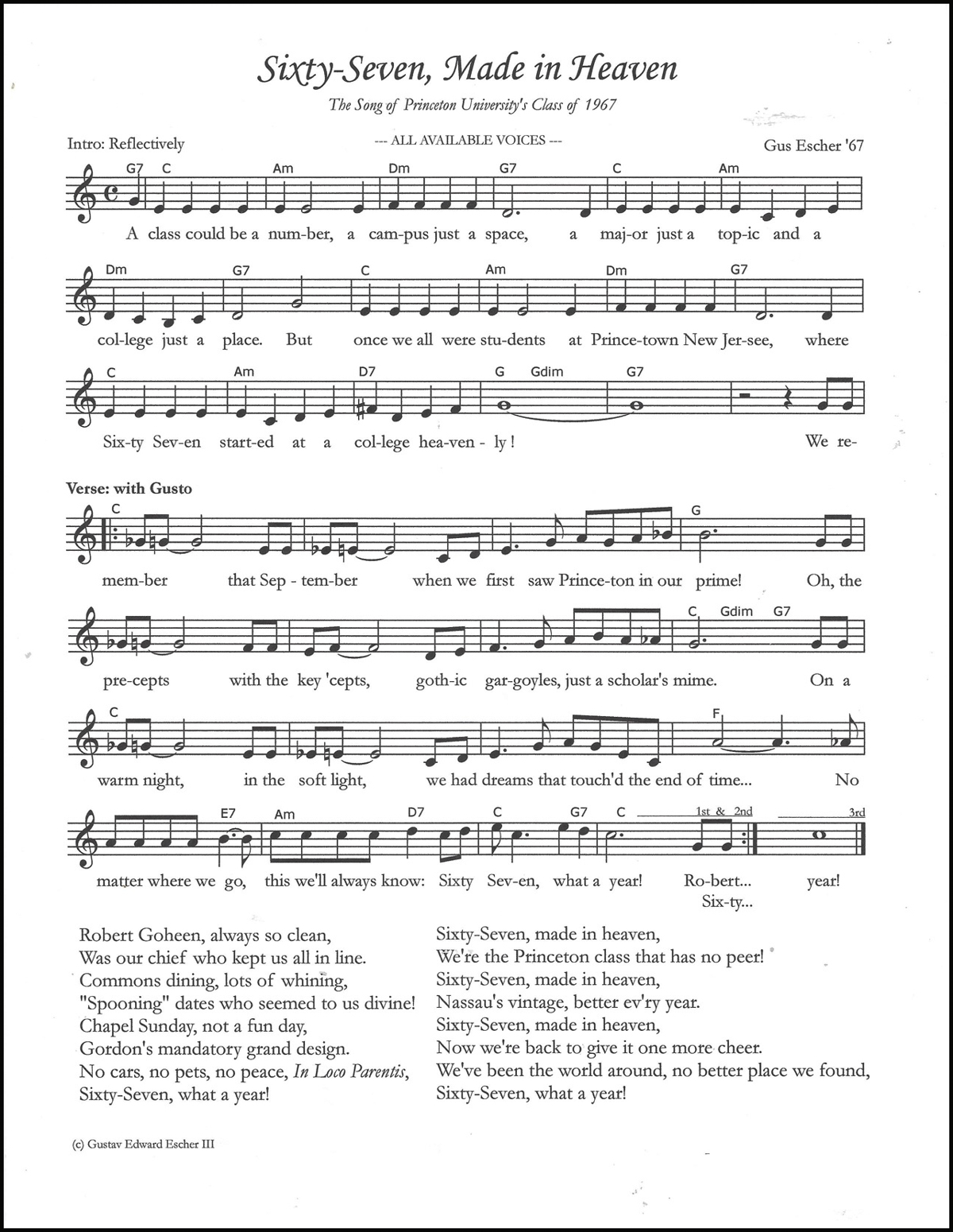 Sheet Music