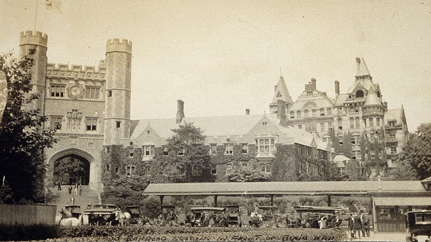 With Blair Hall in Background (circa 1910)