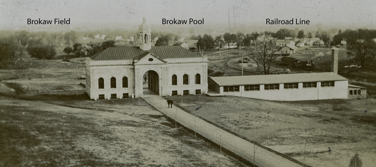 More tracks laid near Brokaw Pool