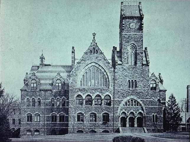 View from west (photo after new roof of 1881)