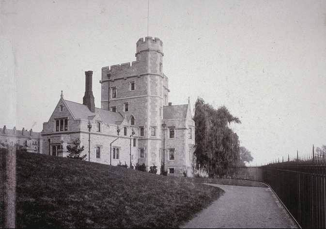 View from north (photo circa 1905)