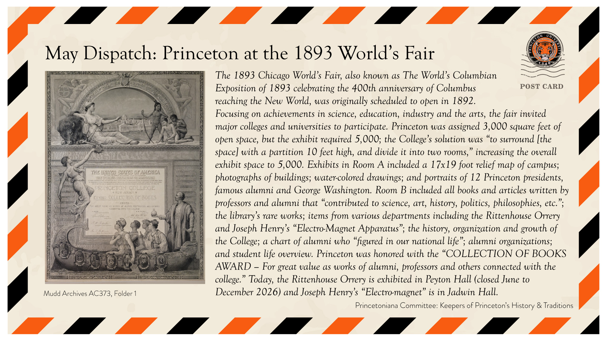 40.  May 2026 Postcard