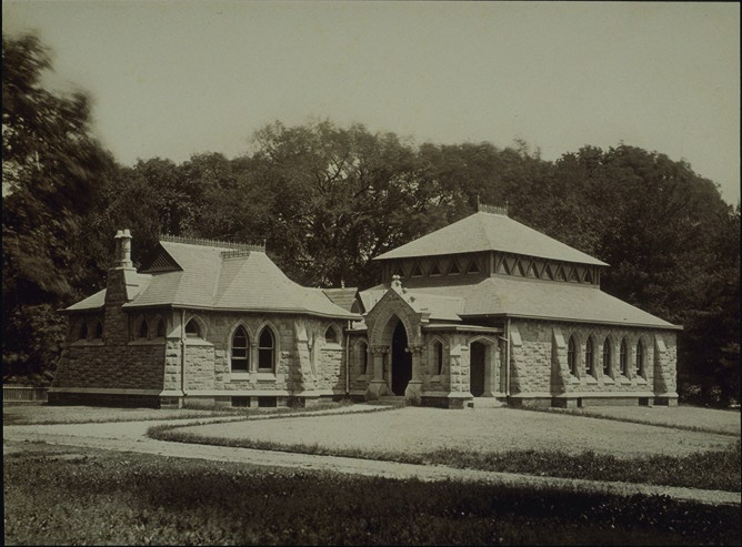 Murray Hall, viewed from the northwest (photo circa 1881)