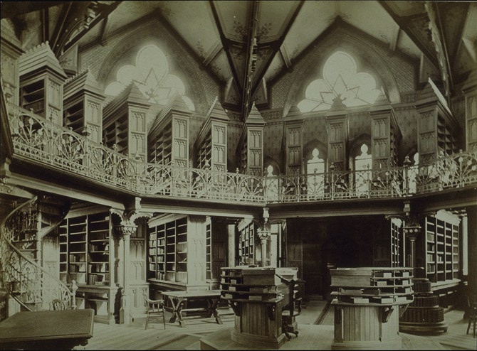 Interior, rotunda at ground level (photo circa 1874)