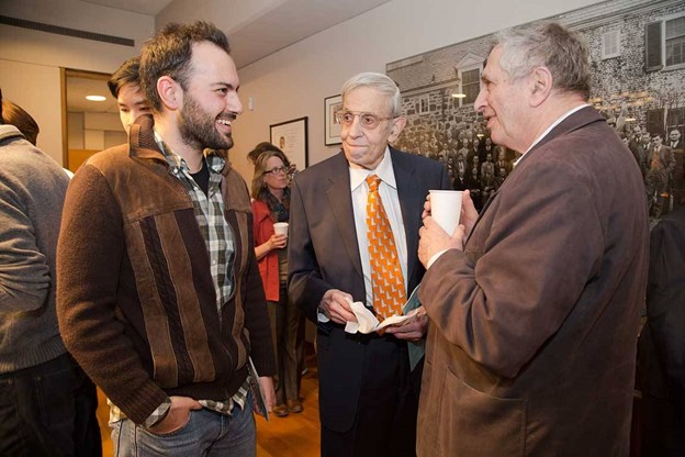 Nash and Rassias at departmental reception