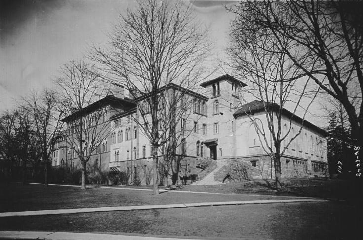 View from south west showing 1927 addition (photo circa 1927)