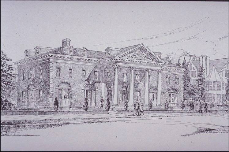 Colonial Club architect's rendering