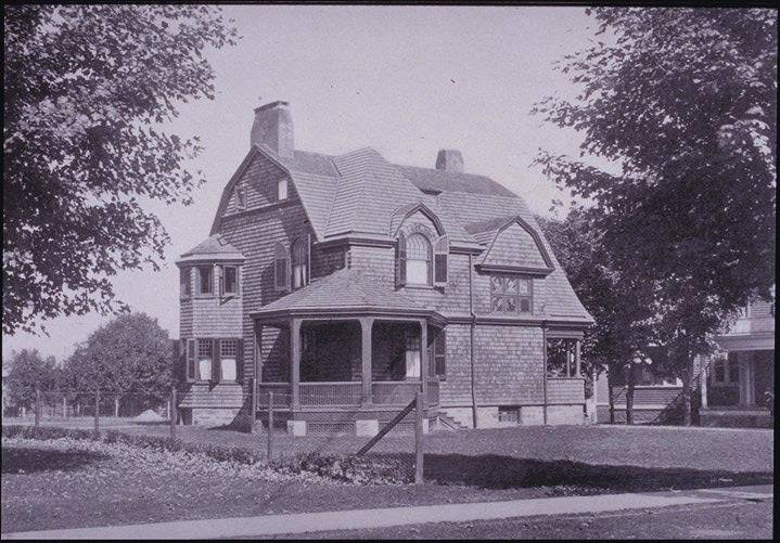 Former Fine House, first Quadrangle Clubhouse