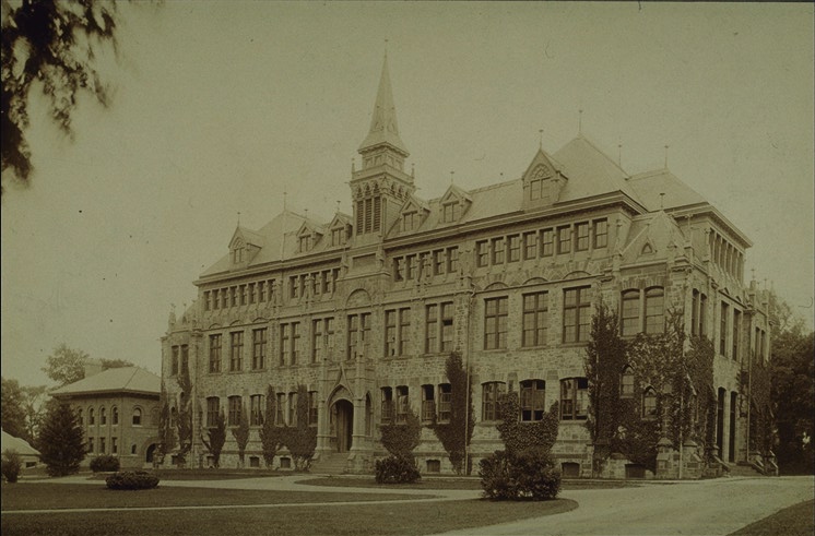 Remodeled version, view from northwest (photo circa 1894)