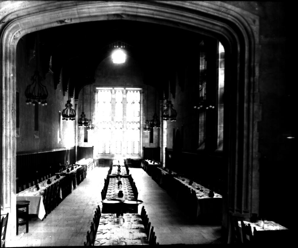 Interior, commons (Madison), view looking west