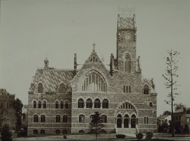 John C. Green School of Science, view from west (photo circa 1876)