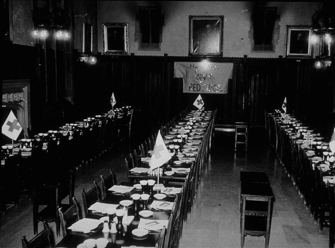 Interior, dining hall (photo 1951)