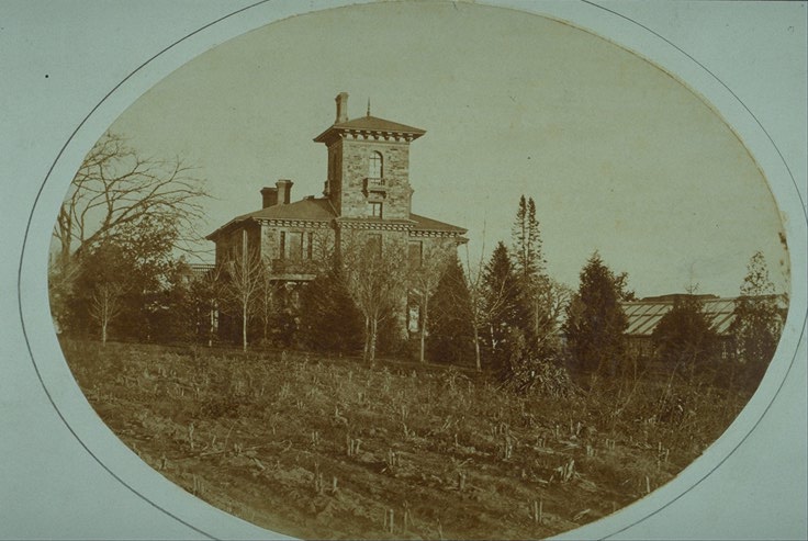 View from west (photo c.1863)