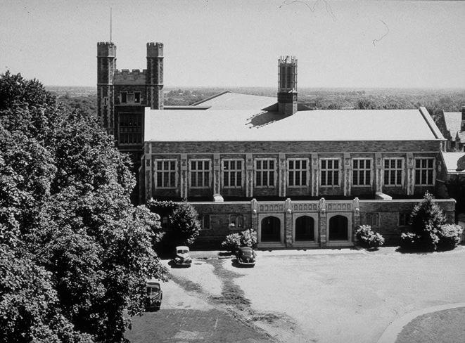 View from north (photo late 1940's)