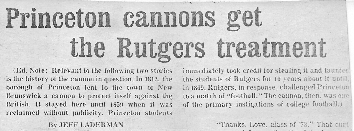 Rutgers Targum reports the theft