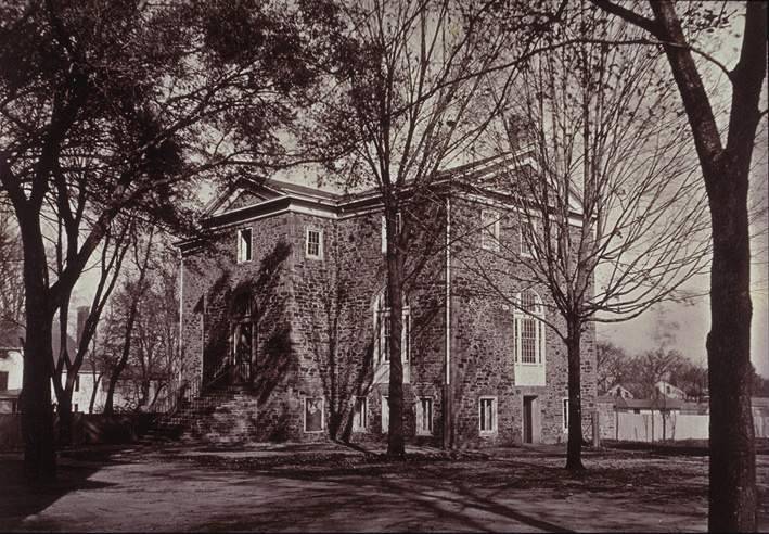 Philosophic Hall viewed from the southwest (photo c.1870)