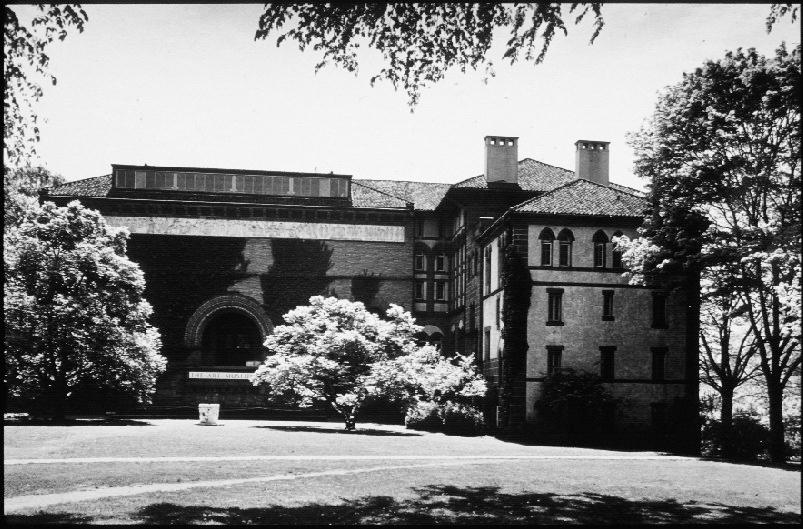 View from north with McCormick Hall addition (photo 1920's or 1930's)