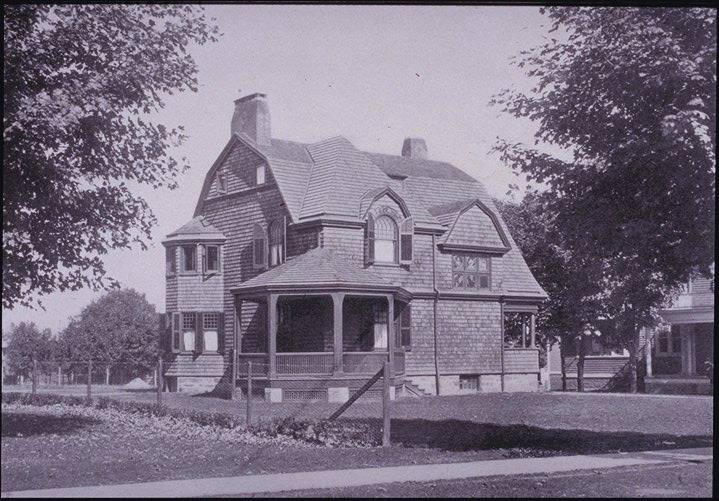 Henry Burchard Fine House, circa 1903, after remodeling but before move