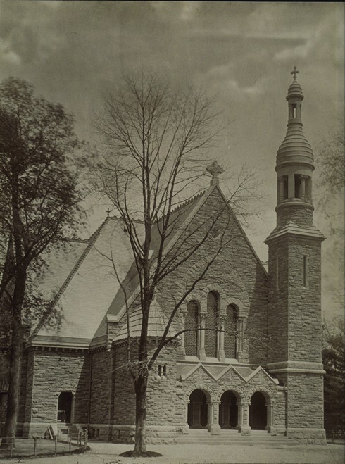 View from west (photo circa1888)