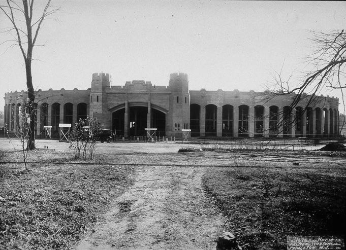 Palmer Stadium shortly before completion (1914)