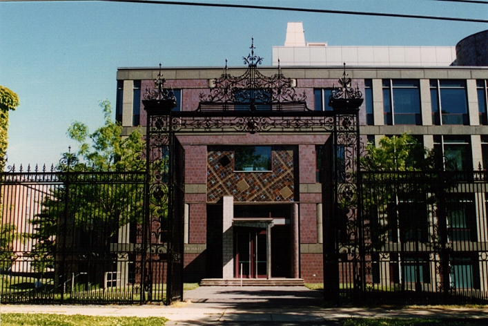 View from south with Bowen Hall in background