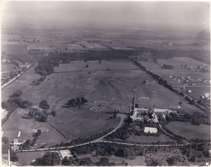 Aerial view, date unknown