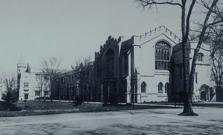 View from west (1920's photo)