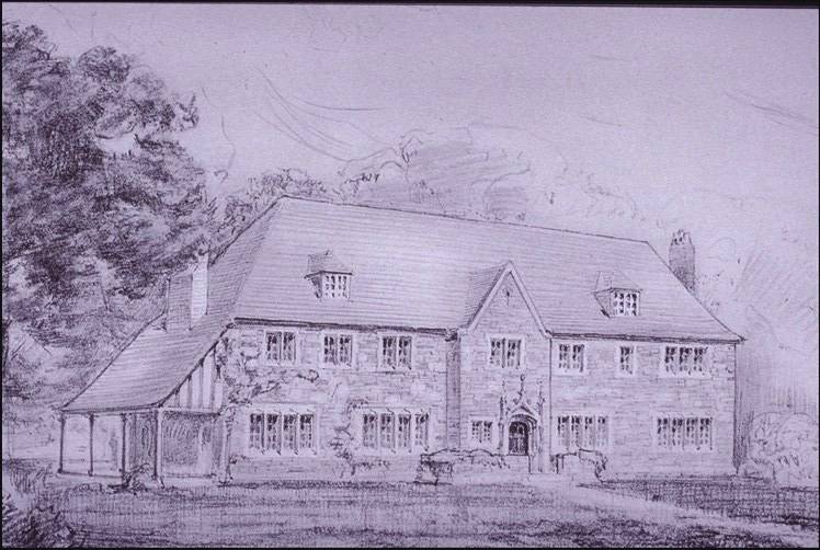 Dial Lodge architect's second rendering circa 1917