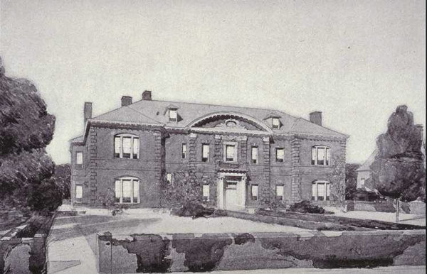 Perspective of main facade (1905)