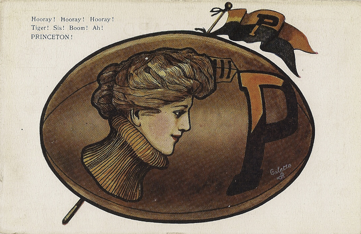 Princeton Girl Postcard Front