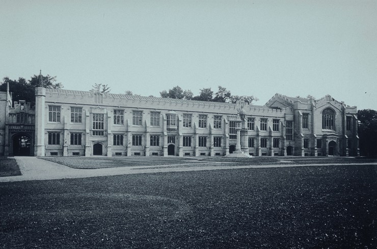 View from north (photo early 1920's?)