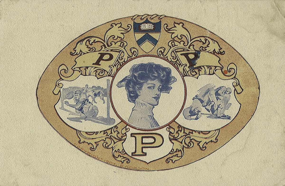 Princeton Girl Postcard Front