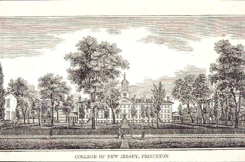 View of front Campus circa 1842