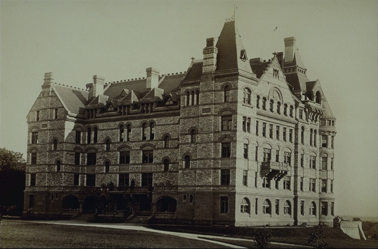 View from northwest (photo circa 1881)