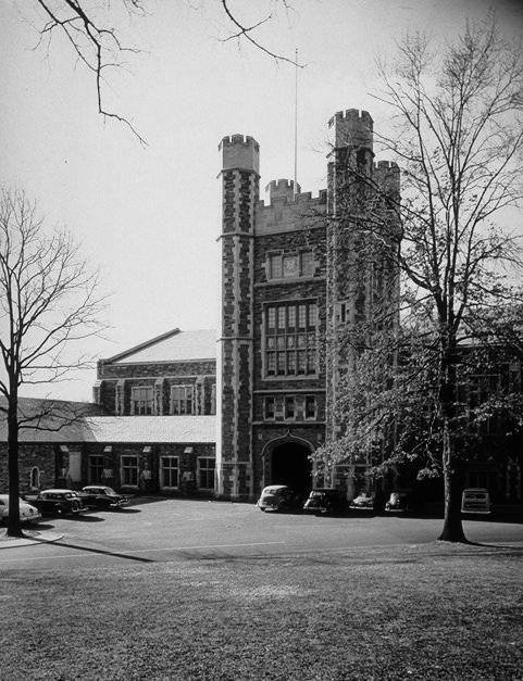 View from east (photo late 1940's)