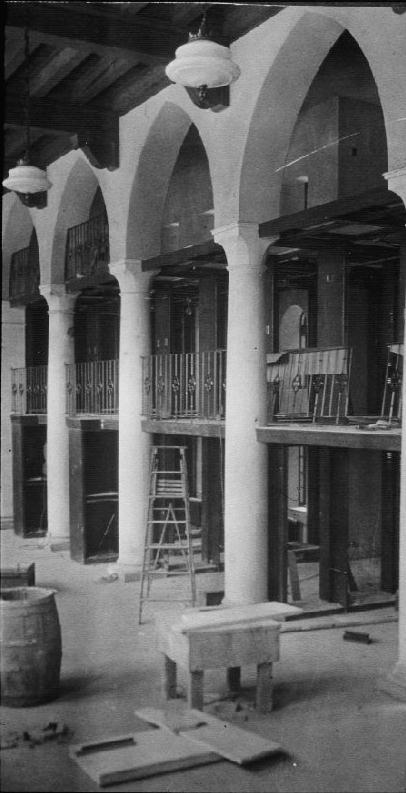 Interior, under construction