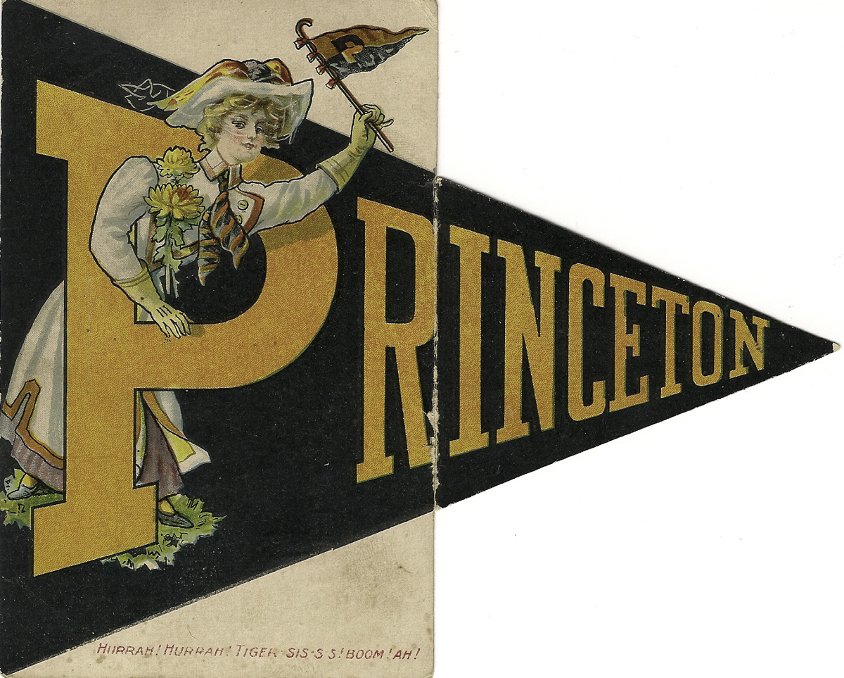 Princeton Girl Postcard Expanded Front