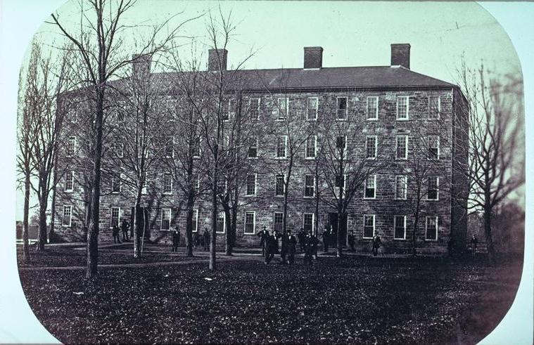 West Colleged viewed from east (photo before remodeling of 1872)