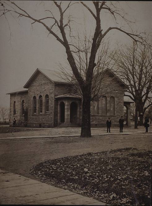 View from northwest (photo 1870's)