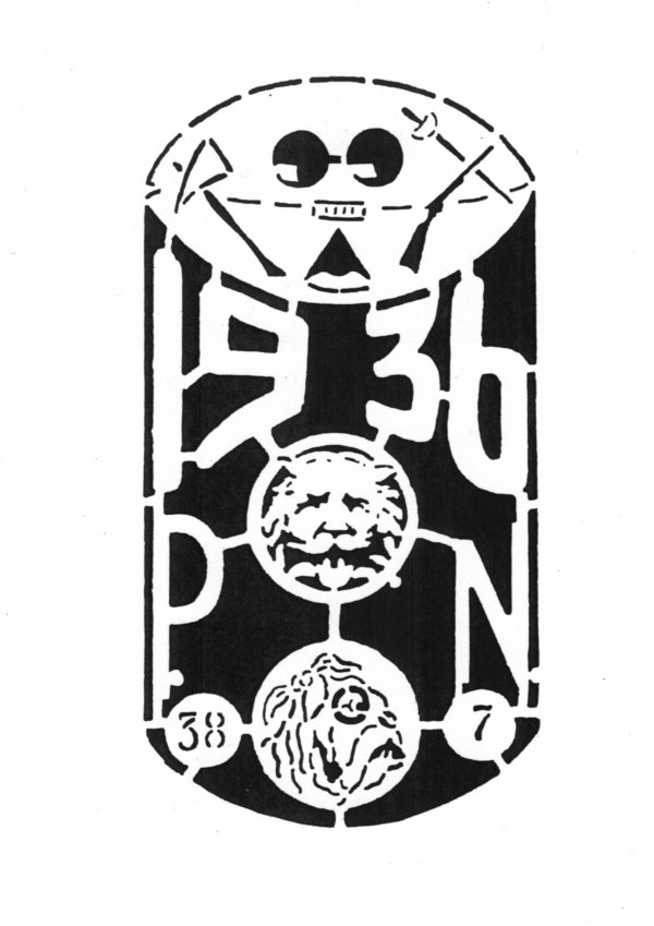 1936 Beer Jacket Stencil