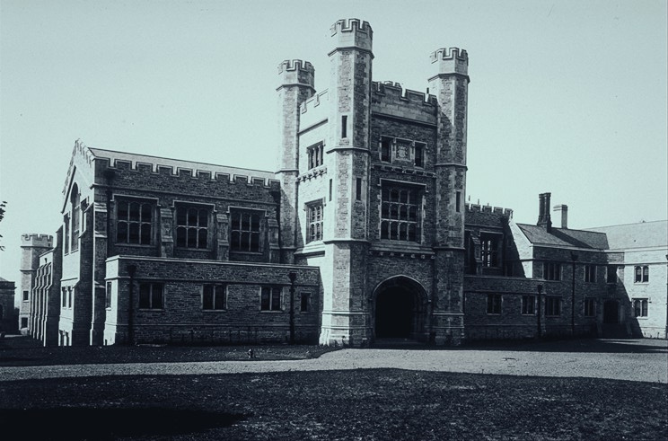 University Gymnasium viewed from the north (early 20th century photo)